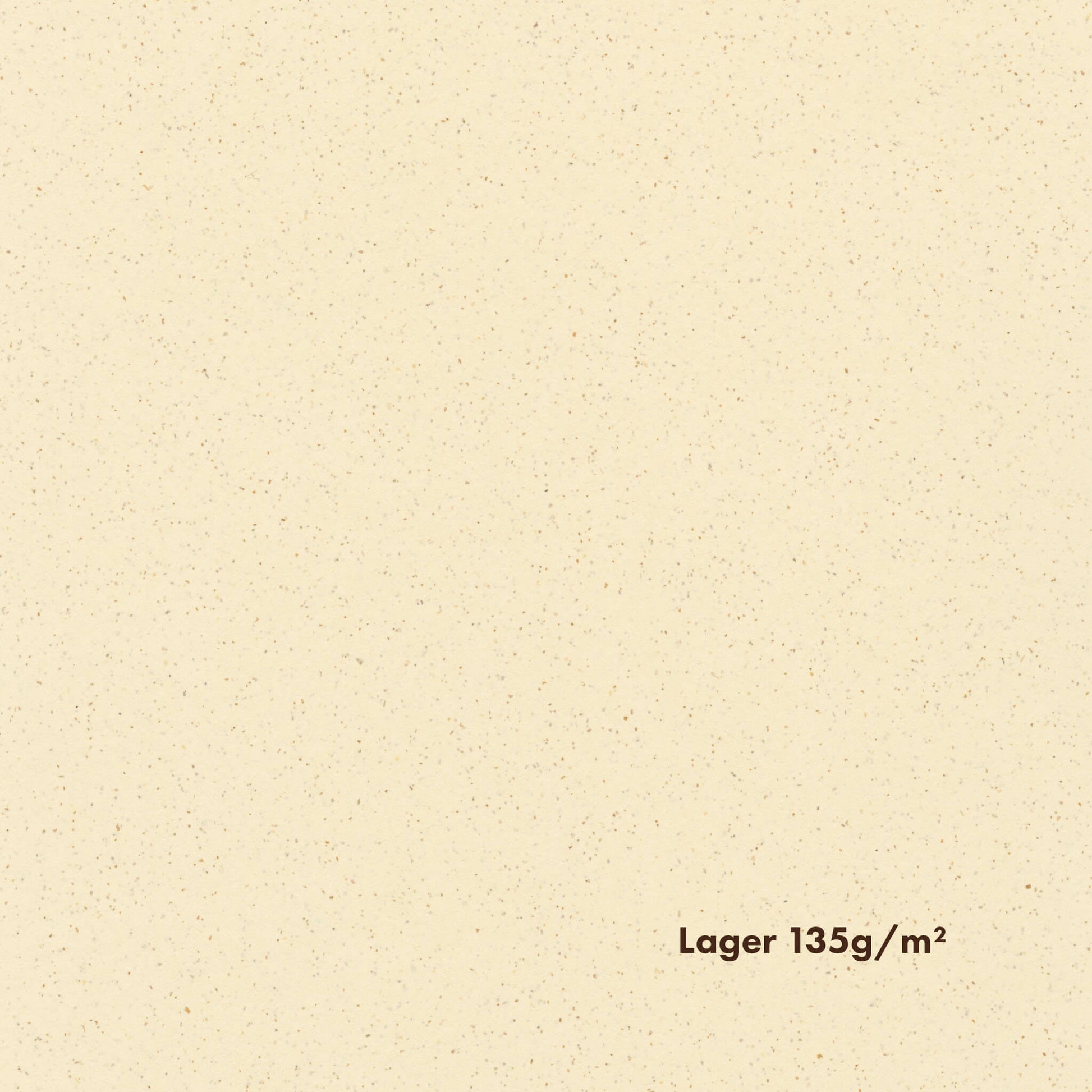 Creamy toned pulp paper and text Lager 135g/m2.