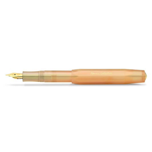 Orange colored fountain pen