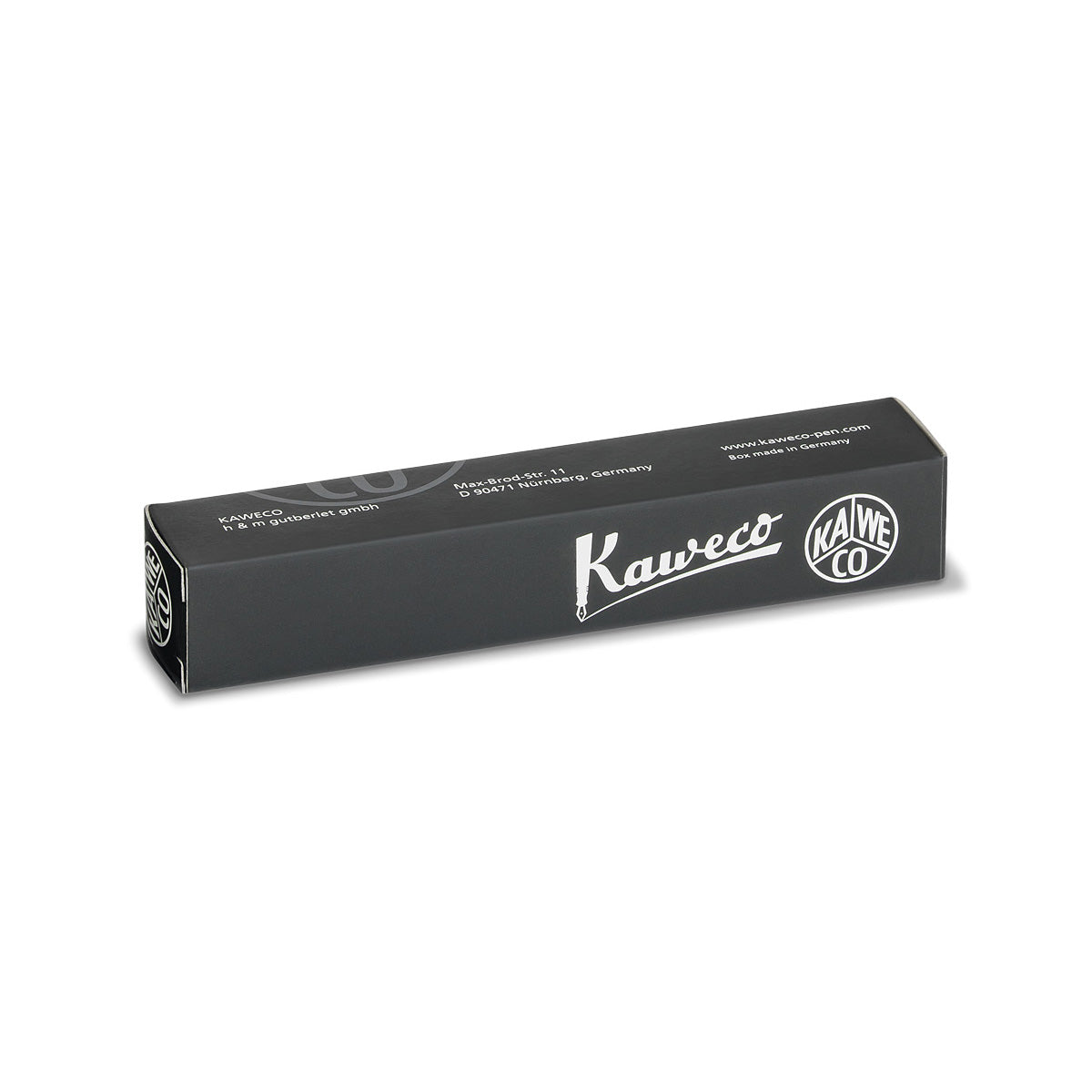 Black kaweco paper giftbox.