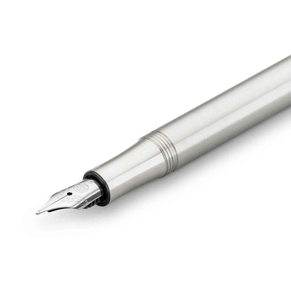Silver medium nib fountain pen