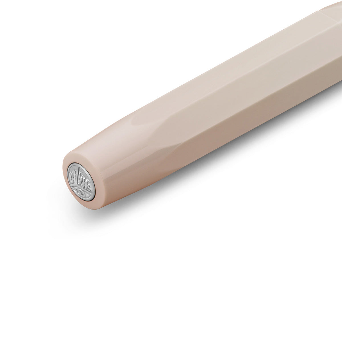 Beige kaweco sport fountain pen cap.