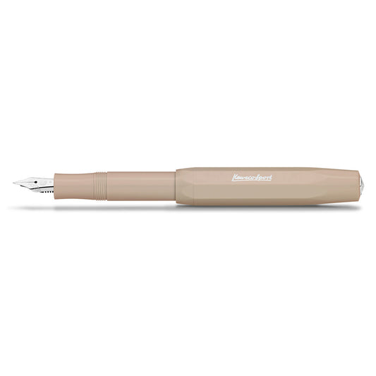 Beige kaweco sport macchiato fountain pen.