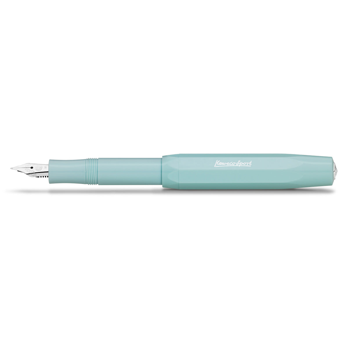 Mint blue kaweco sport fountain pen.