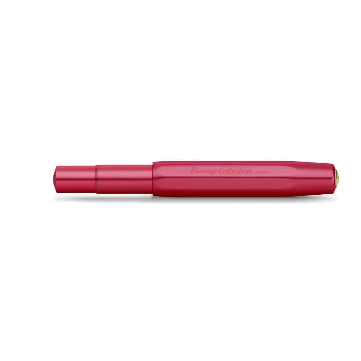 Red kaweco aluminium fountain pen
