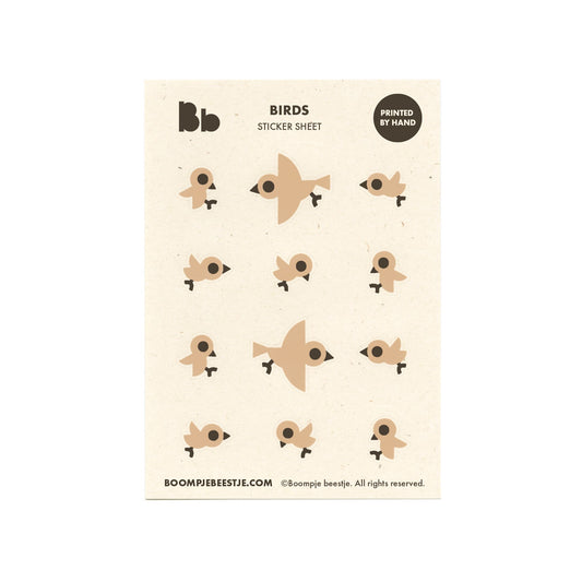 Birds sticker sheet.
