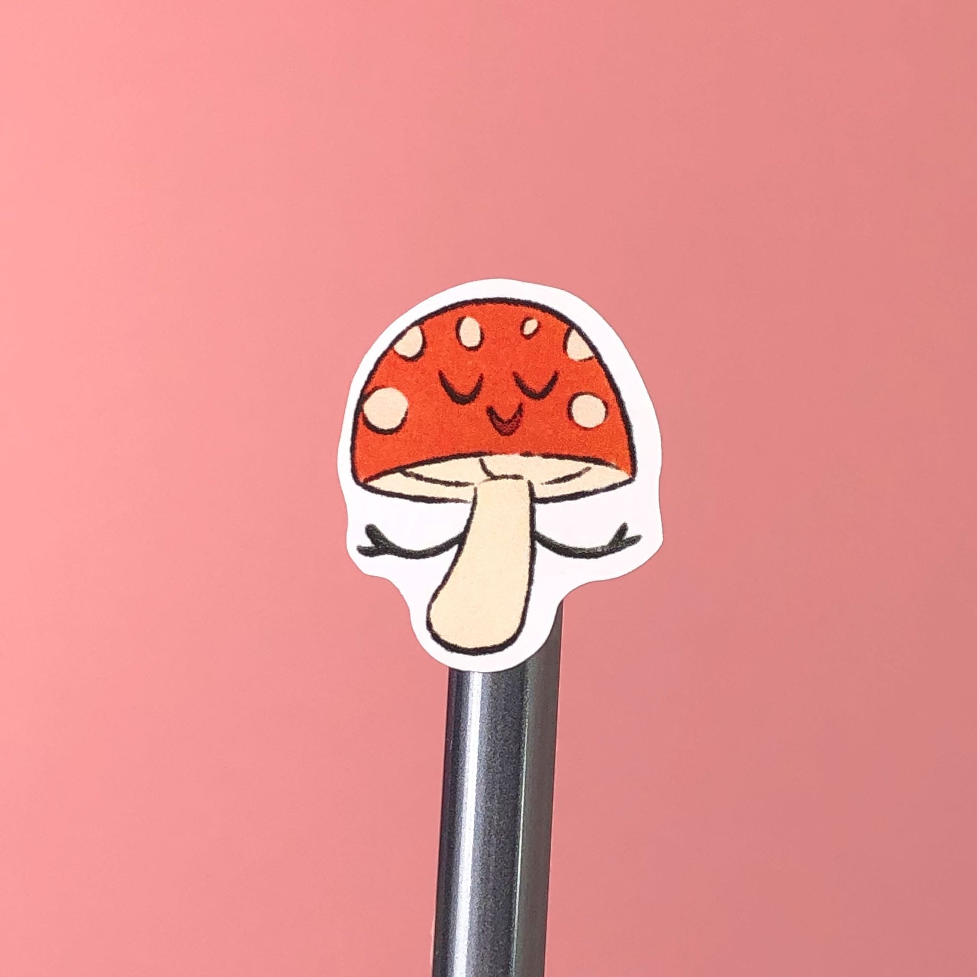 Red Mushroom character sticker.