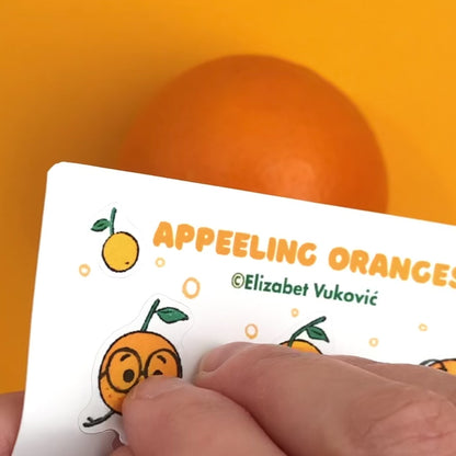 Fruity Oranges Sticker Sheet